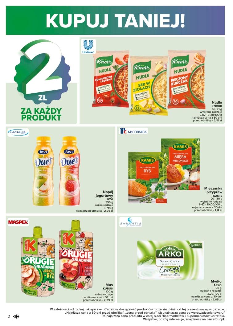 Gazetka promocyjna Carrefour str. 2