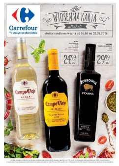 Wiosenna karta alkoholi