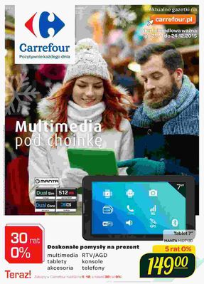 Multimedia pod choinkę