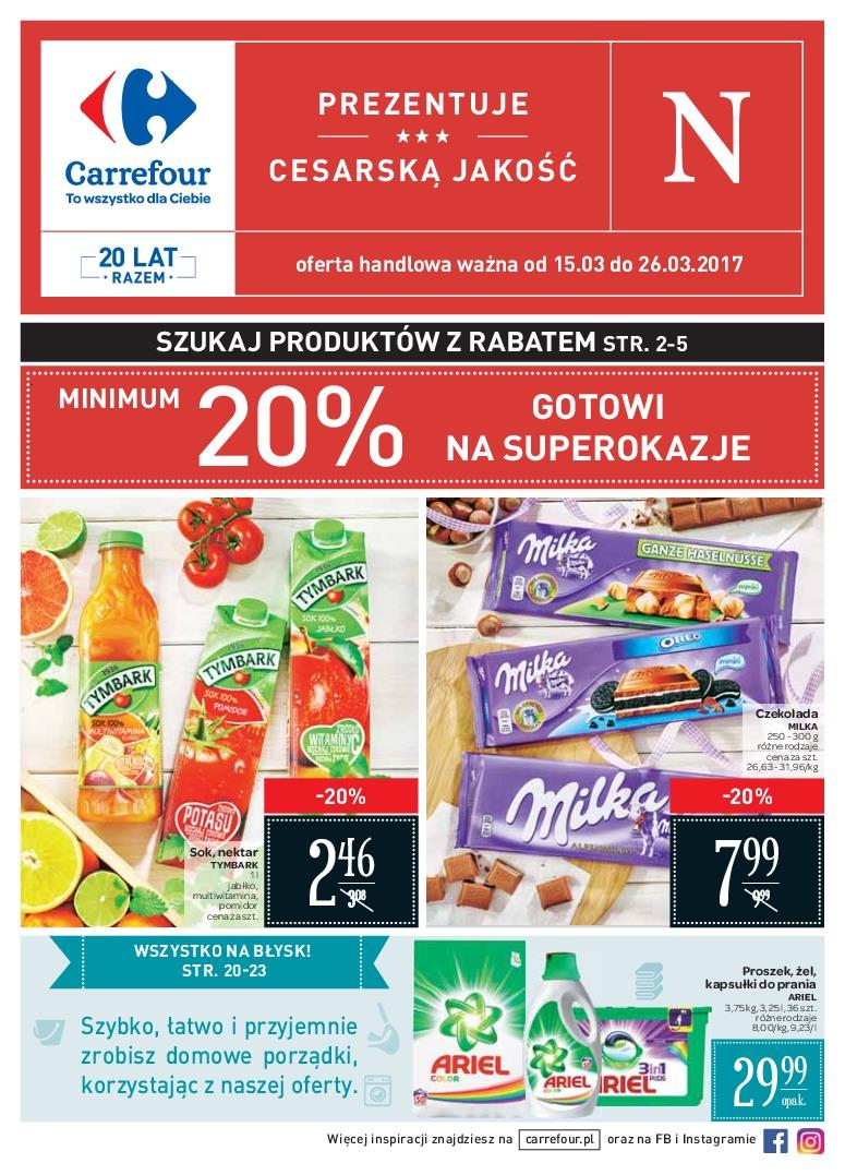 Gazetka promocyjna Carrefour str. 1