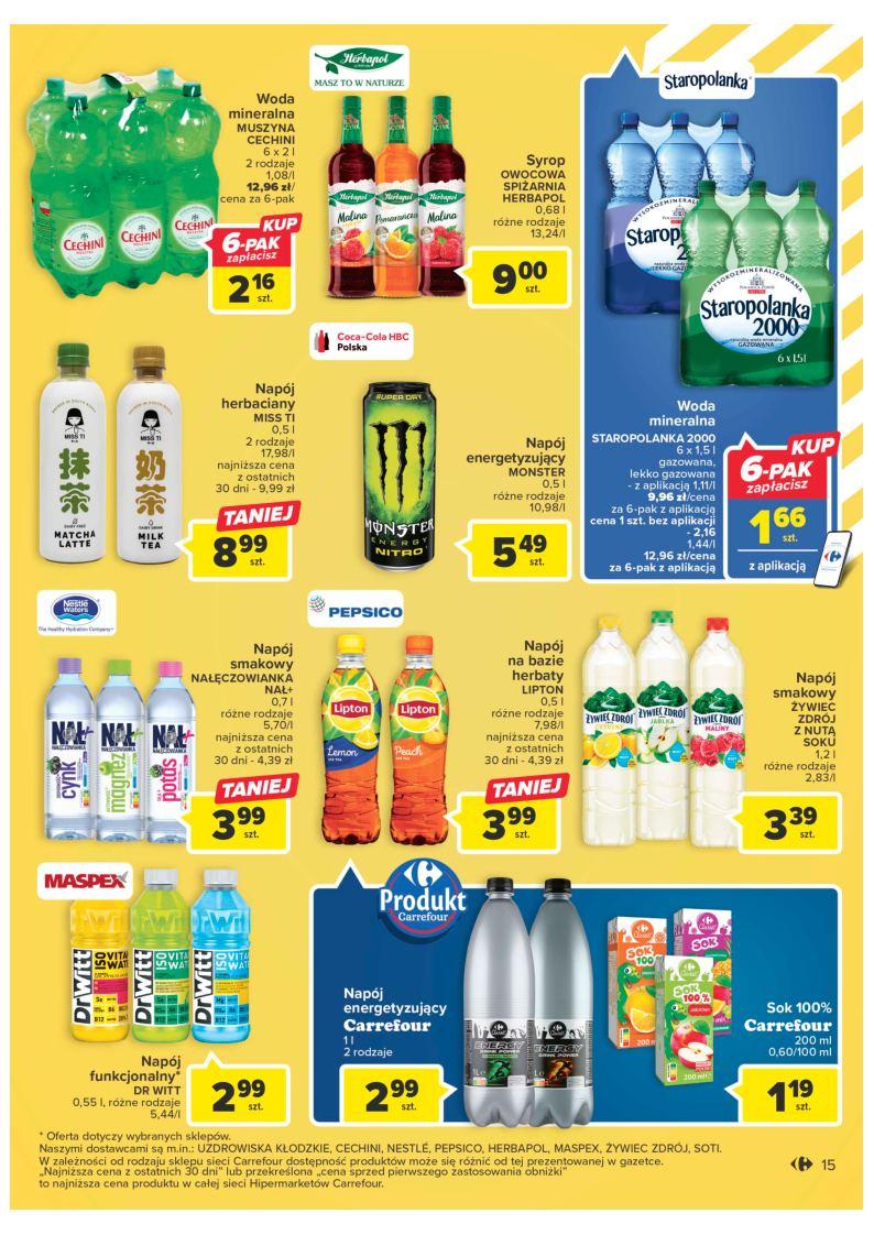 Gazetka promocyjna Carrefour str. 15