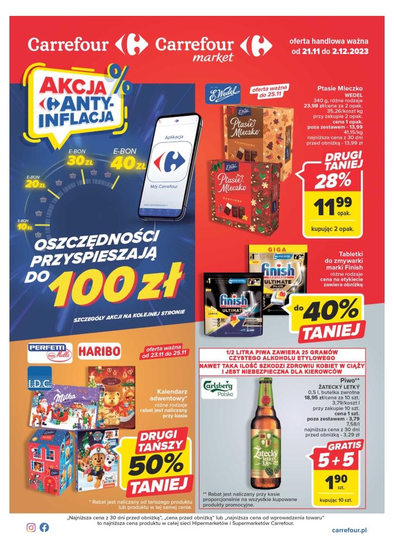 Gazetka promocyjna Carrefour str. 1