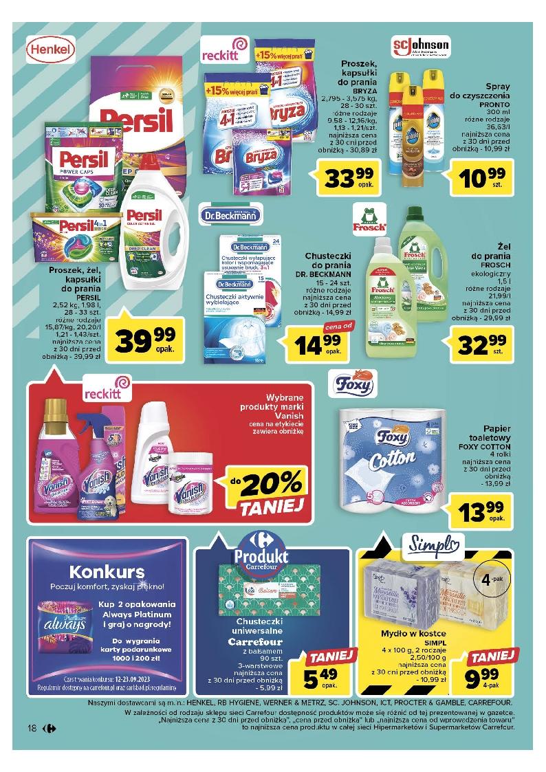 Gazetka promocyjna Carrefour str. 18