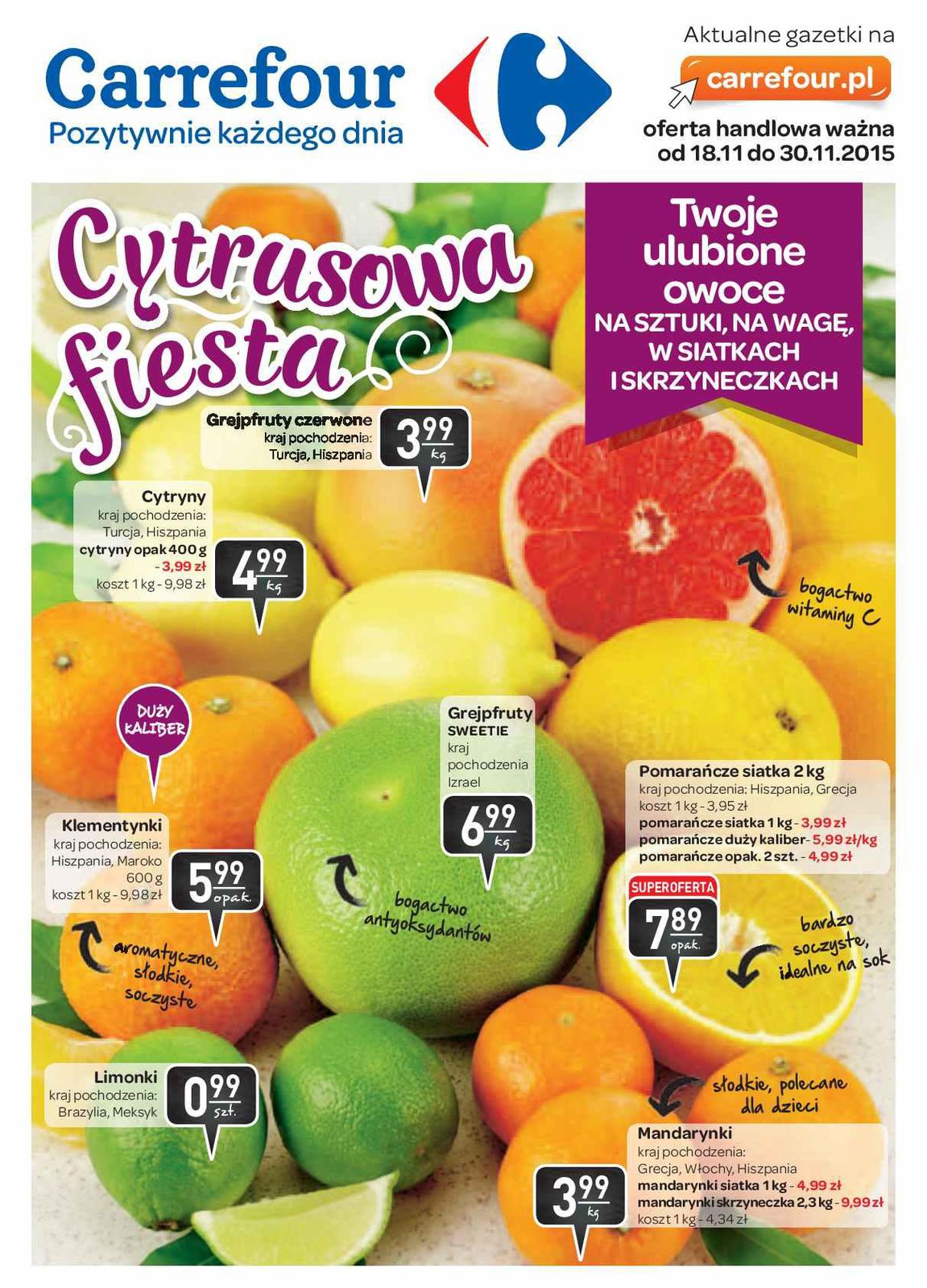 Gazetka promocyjna Carrefour str. 1