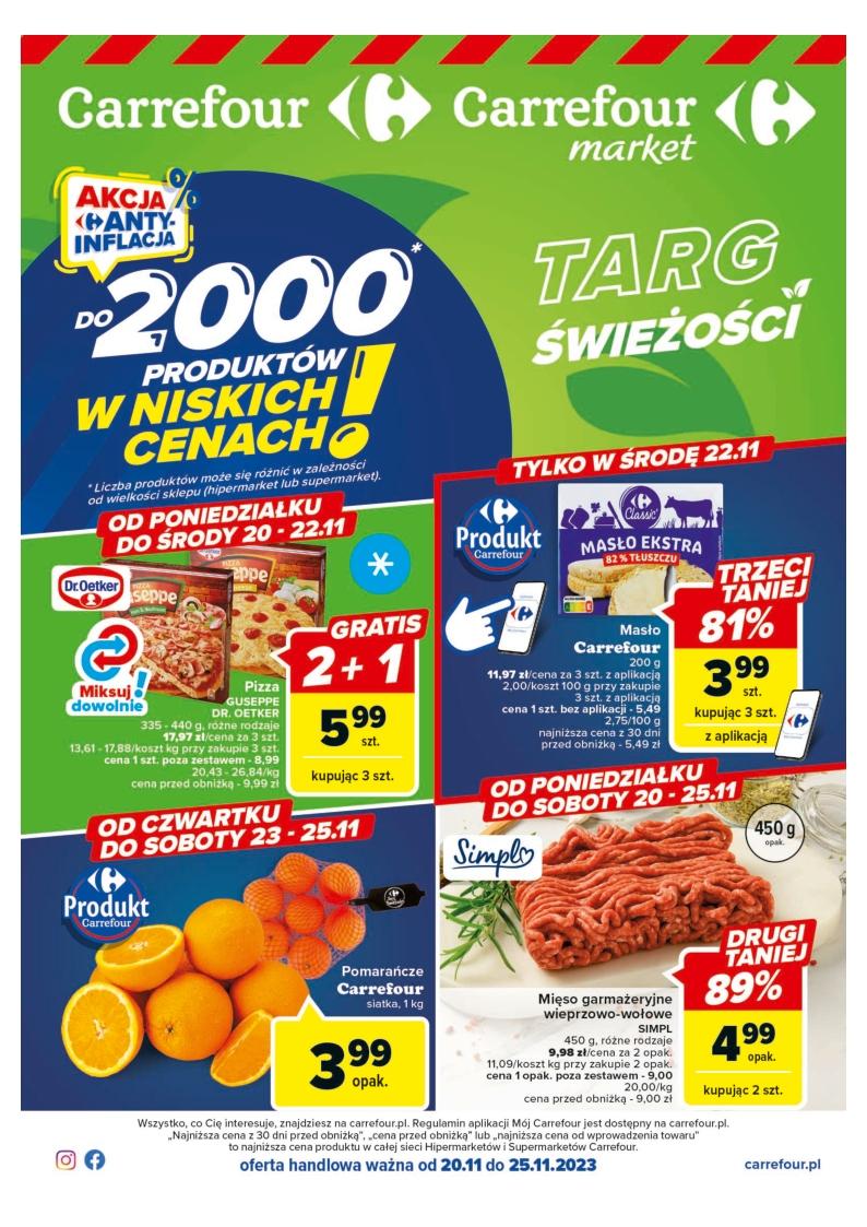 Gazetka promocyjna Carrefour str. 1