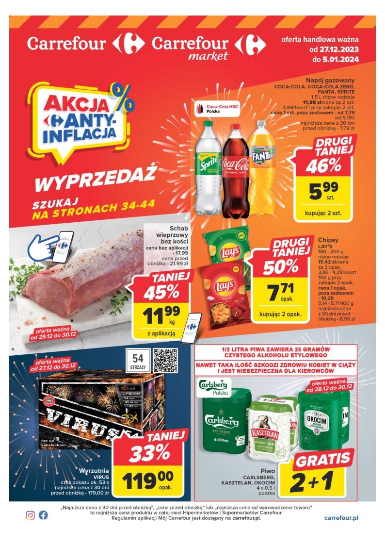 Gazetka promocyjna Carrefour str. 1