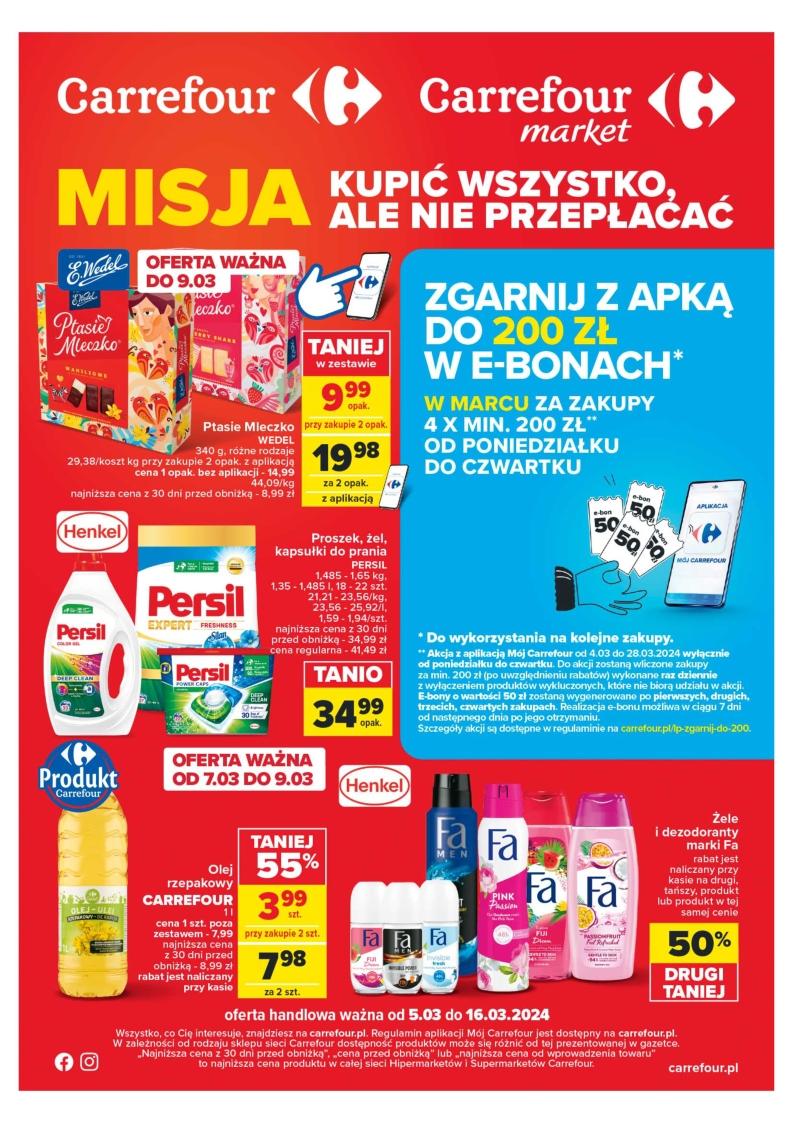 Gazetka promocyjna Carrefour str. 1