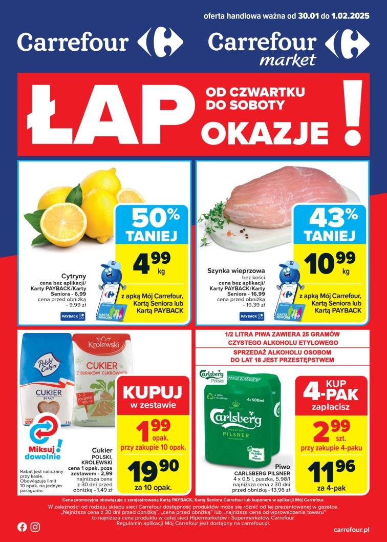 Gazetka promocyjna Carrefour str. 1