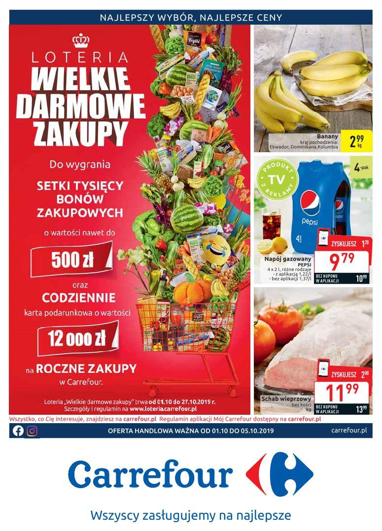 Gazetka promocyjna Carrefour str. 1