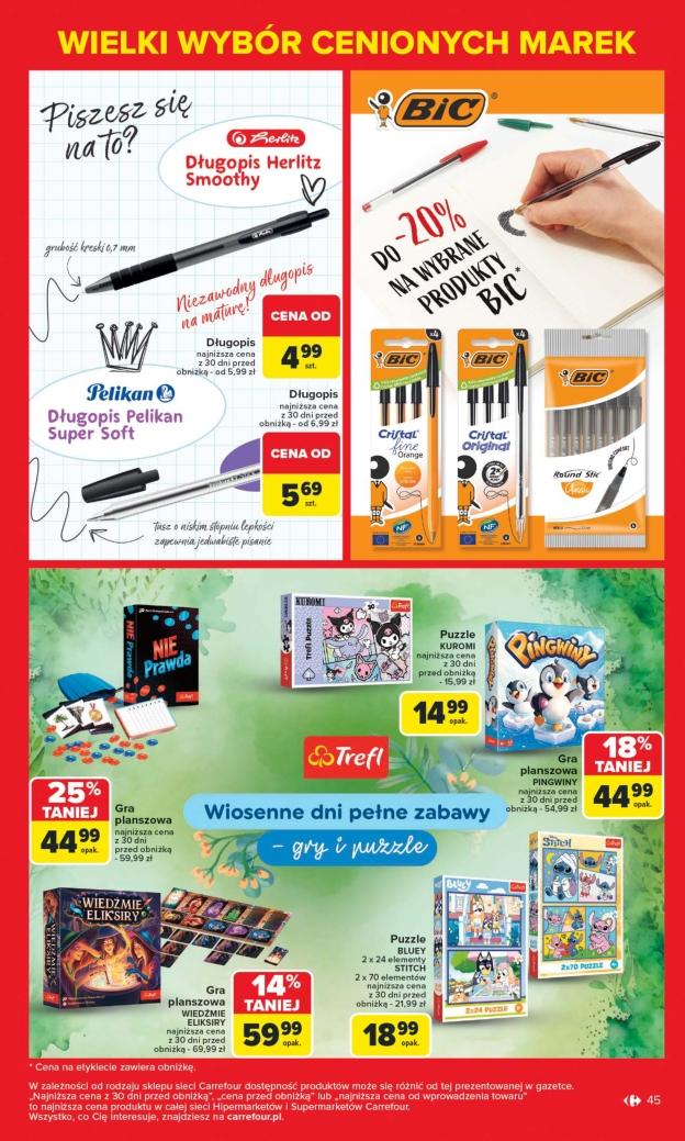 Gazetka promocyjna Carrefour str. 45
