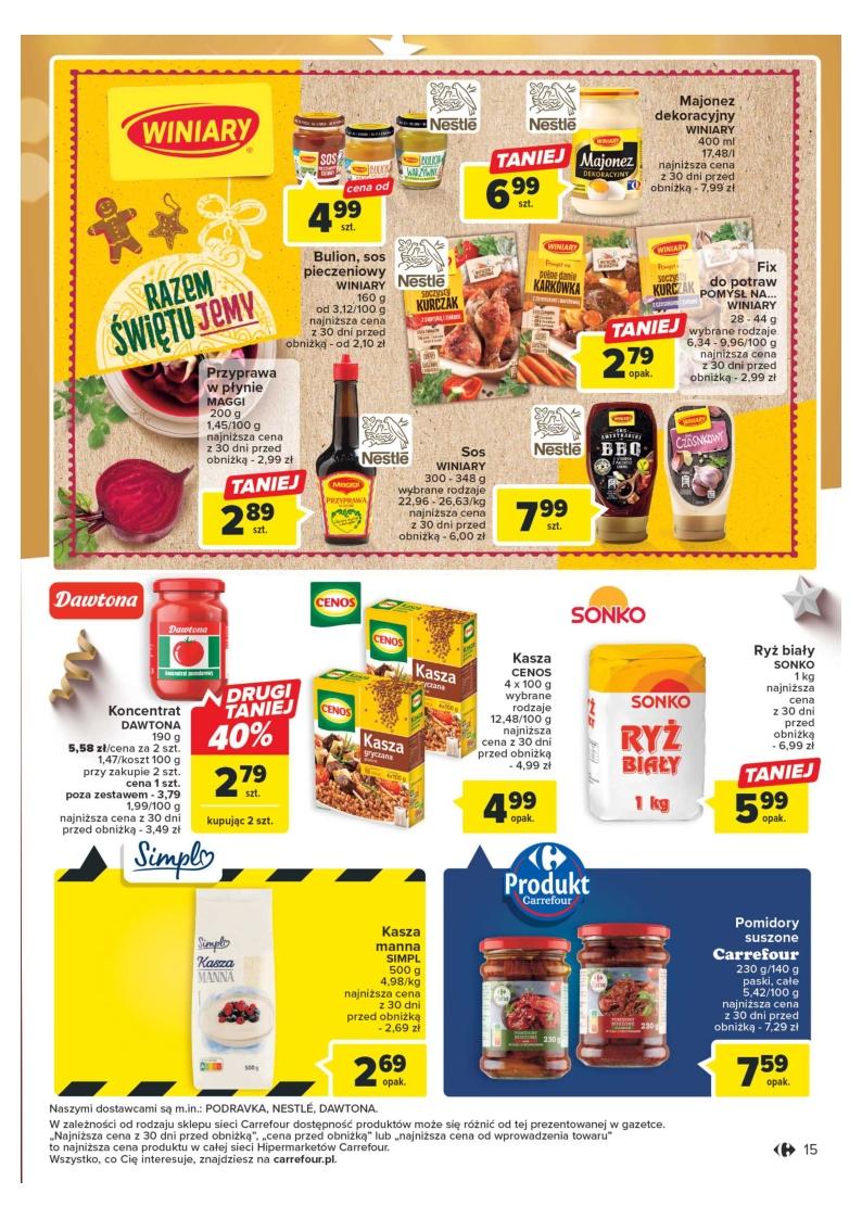 Gazetka promocyjna Carrefour str. 15