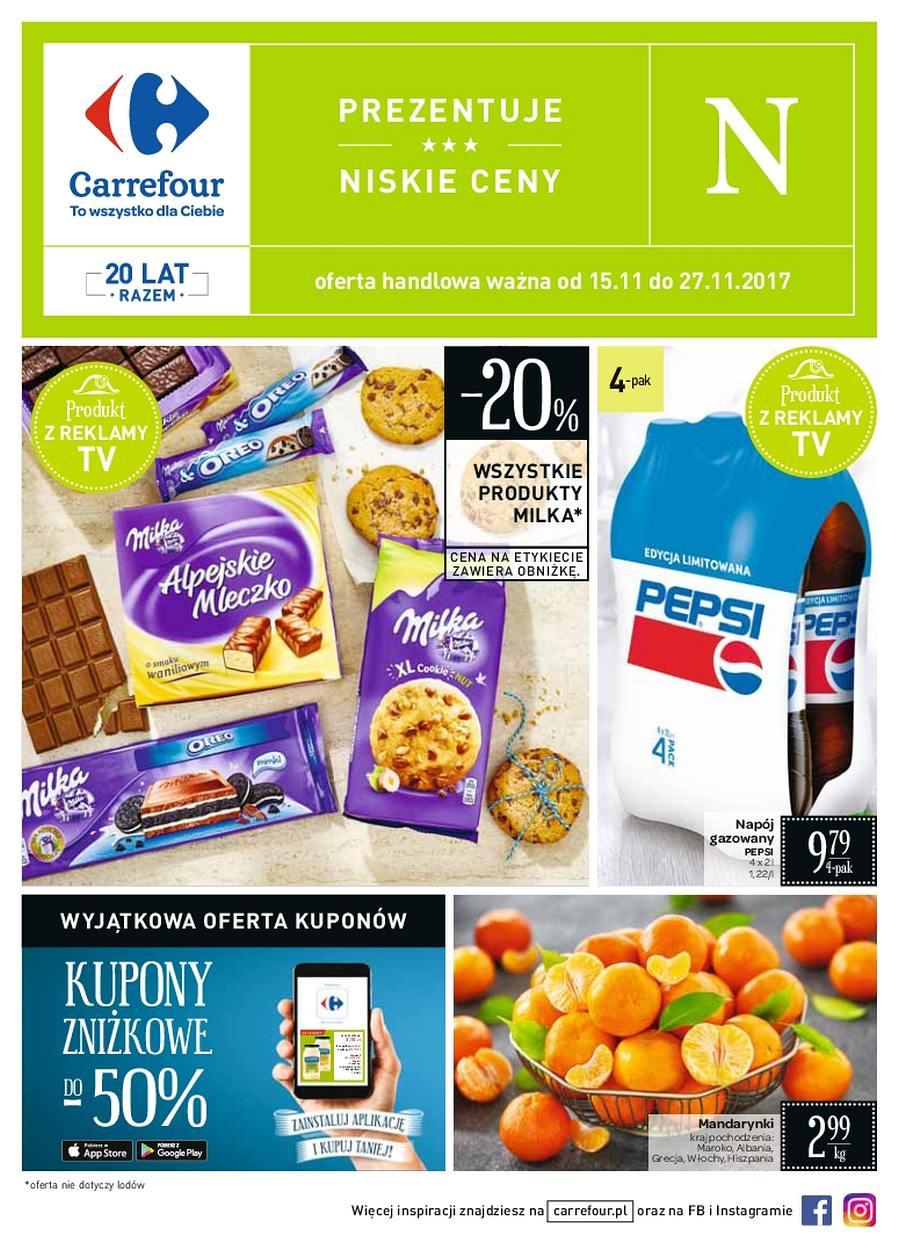 Gazetka promocyjna Carrefour str. 1