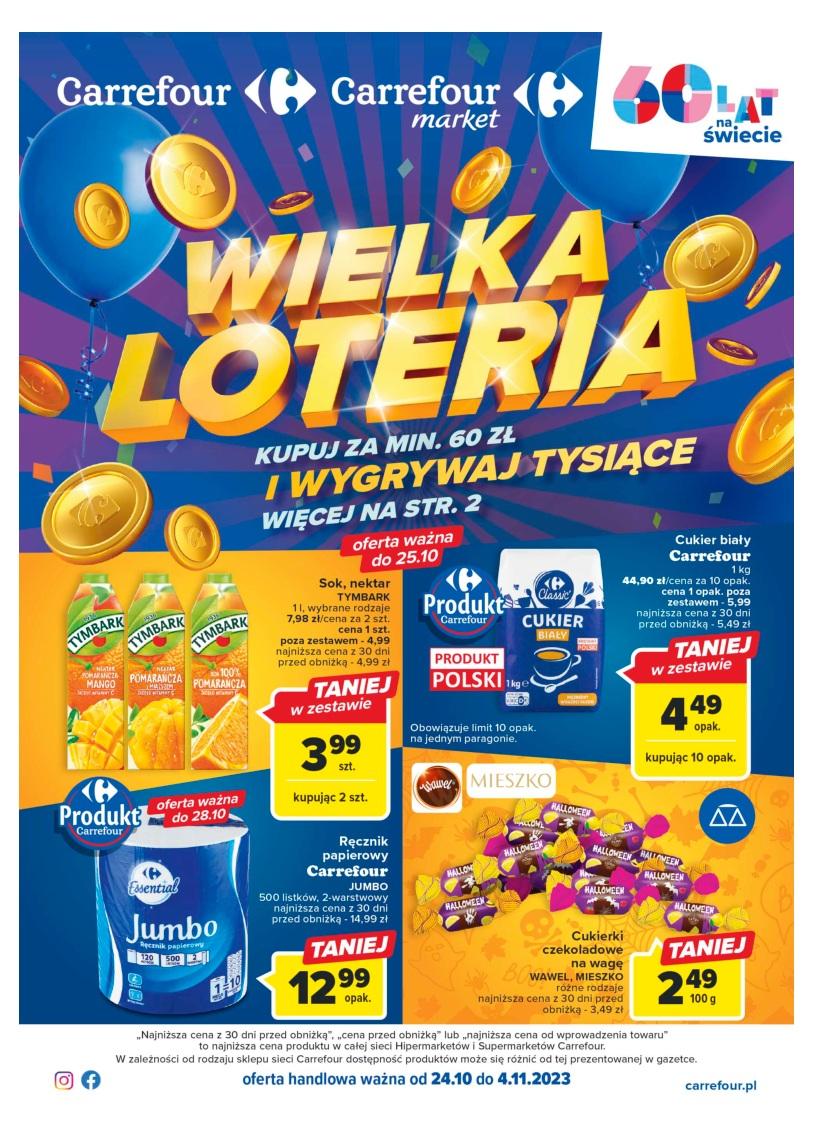 Gazetka promocyjna Carrefour str. 1