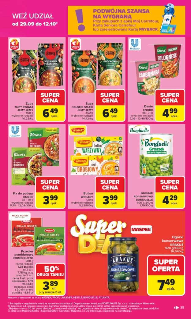 Gazetka promocyjna Carrefour str. 35