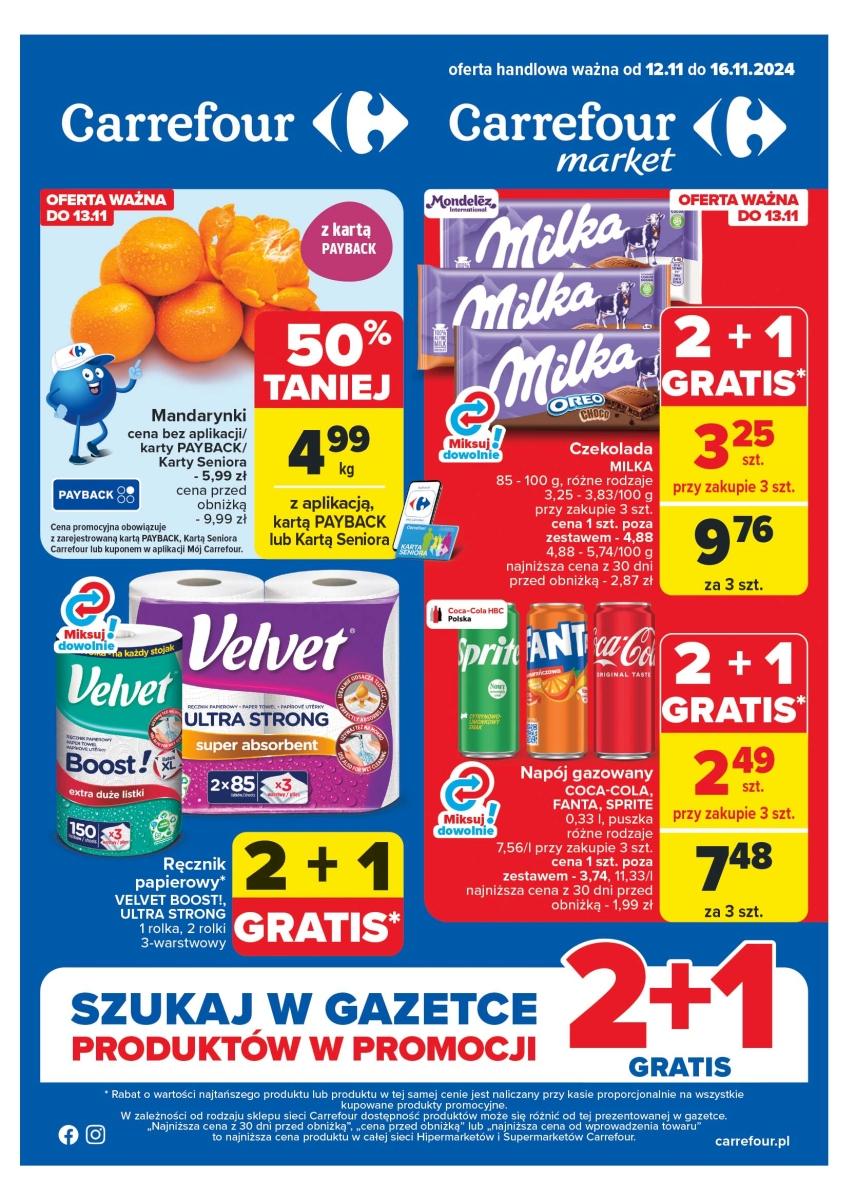 Gazetka promocyjna Carrefour str. 1