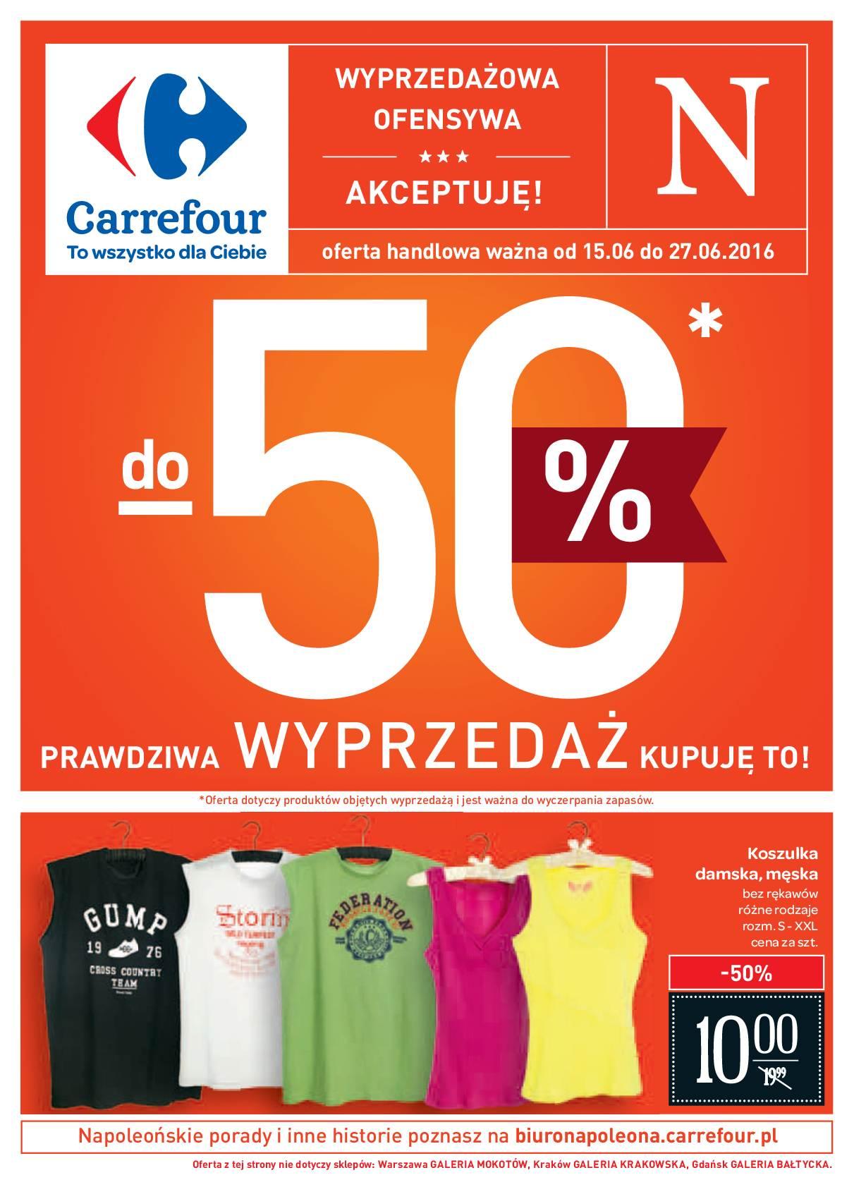Gazetka promocyjna Carrefour str. 1