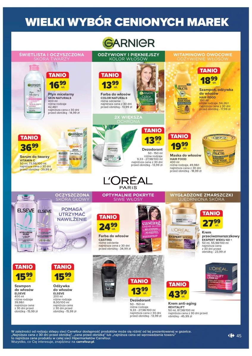 Gazetka promocyjna Carrefour str. 45