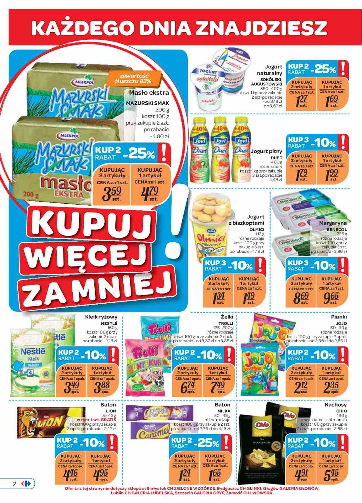 Gazetka promocyjna Carrefour str. 2