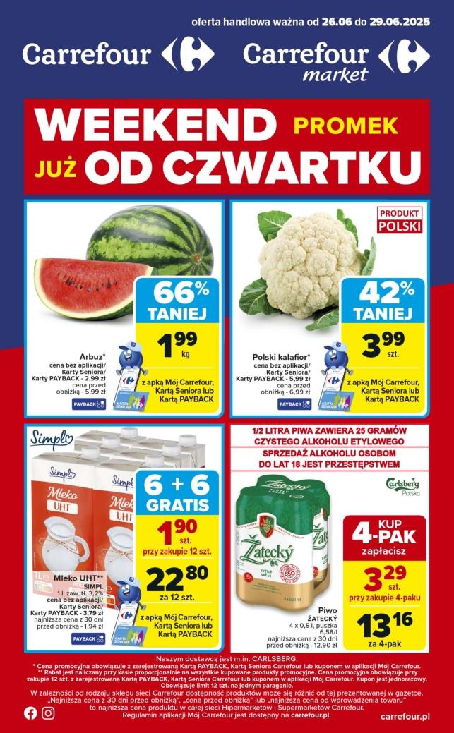 Gazetka promocyjna Carrefour str. 1