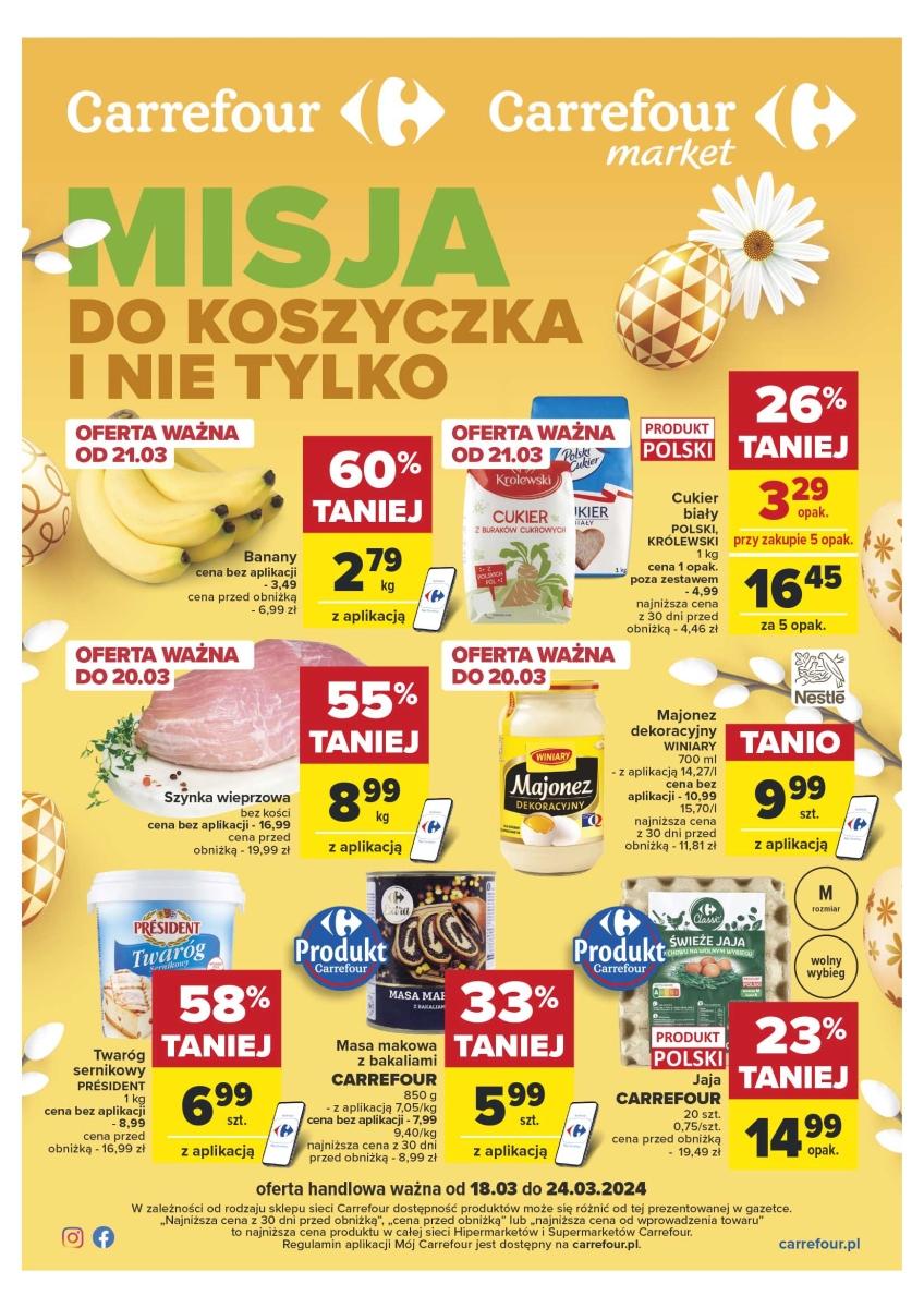 Gazetka promocyjna Carrefour str. 1