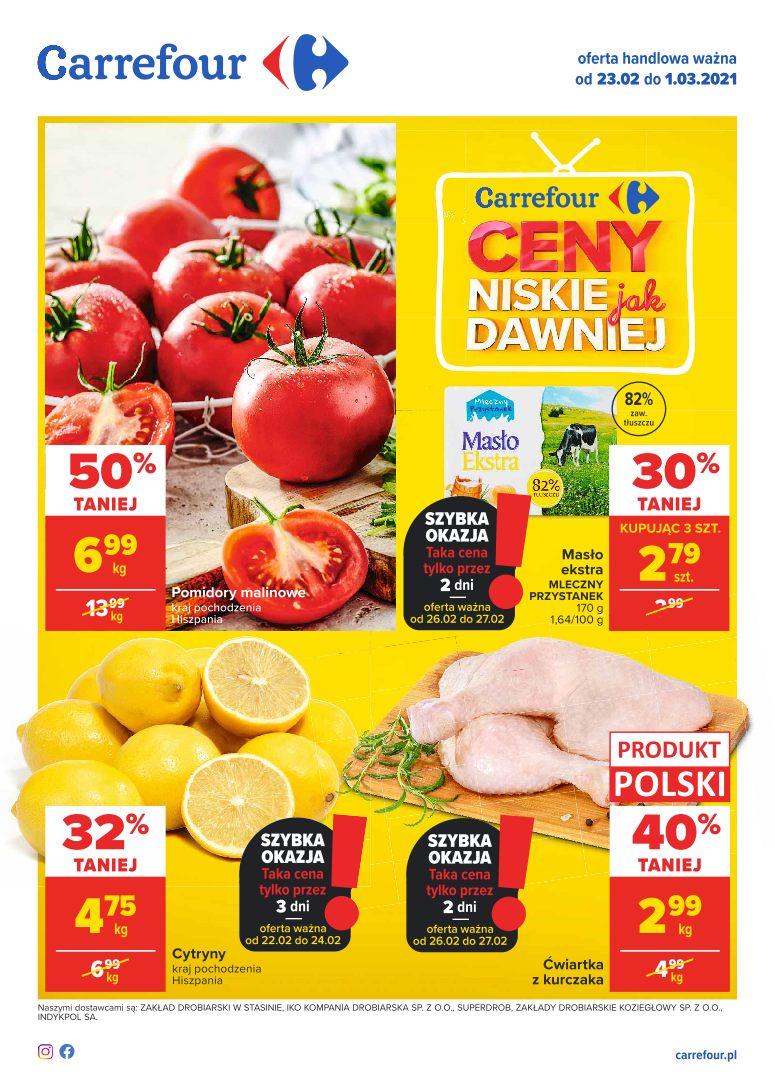 Gazetka promocyjna Carrefour str. 1