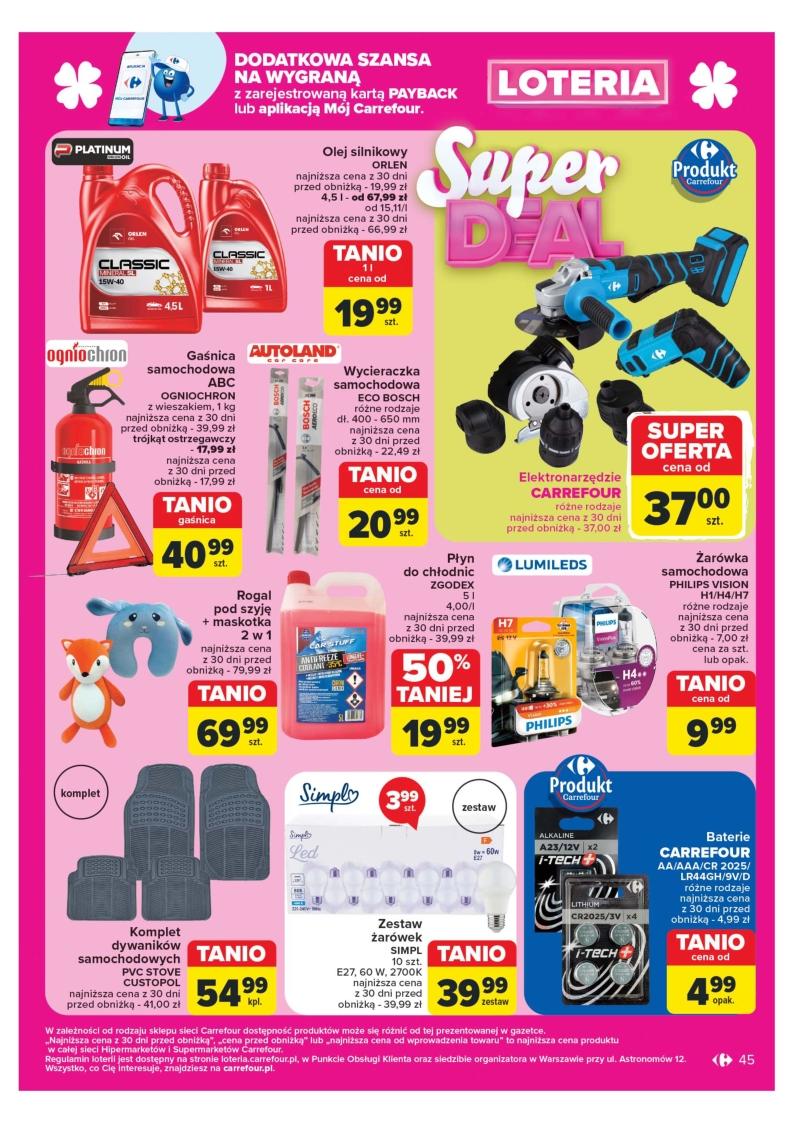Gazetka promocyjna Carrefour str. 45