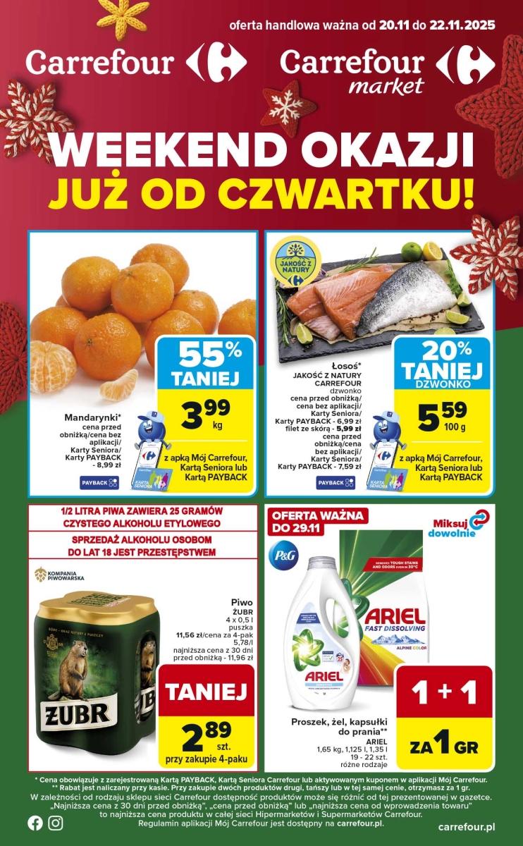 Gazetka promocyjna Carrefour str. 1