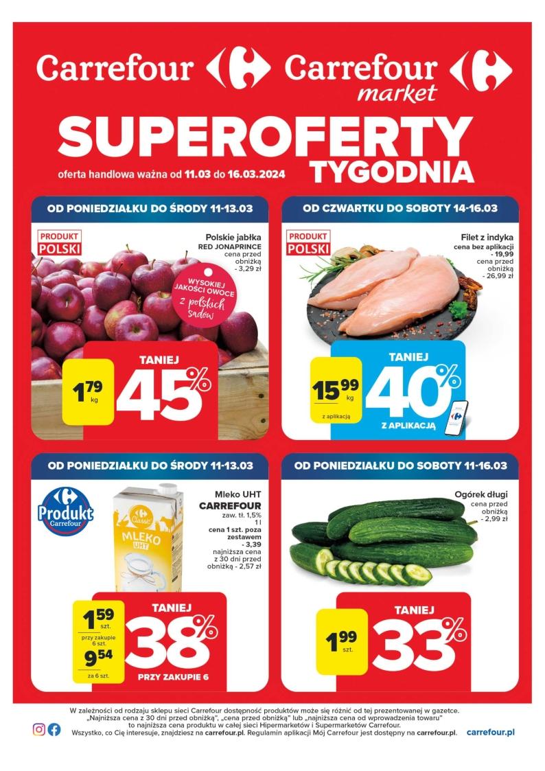 Gazetka promocyjna Carrefour str. 1