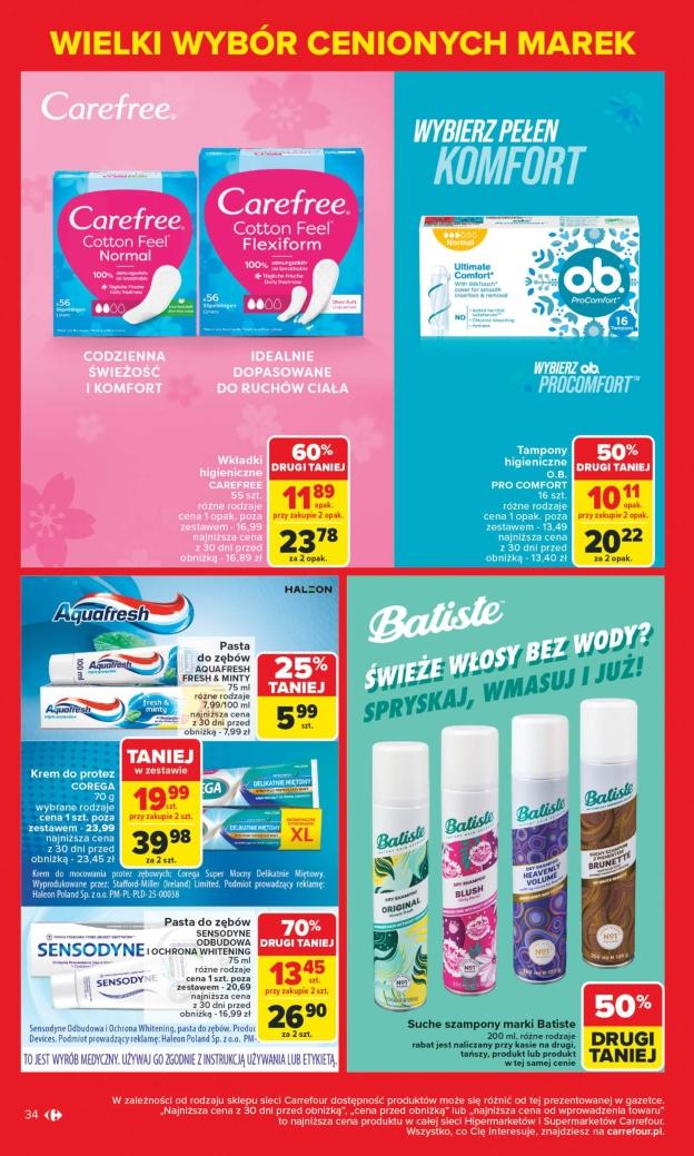 Gazetka promocyjna Carrefour str. 34