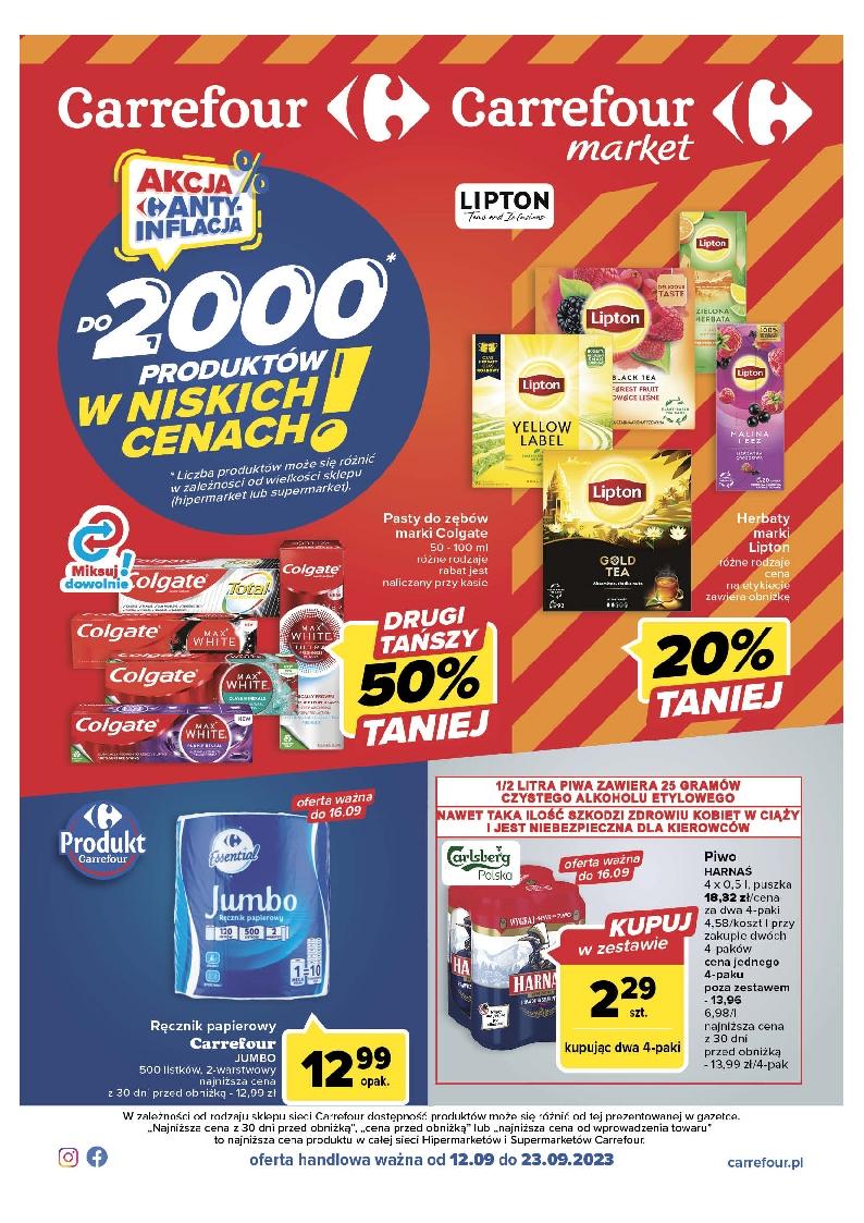 Gazetka promocyjna Carrefour str. 1