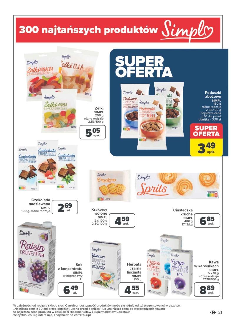 Gazetka promocyjna Carrefour str. 21