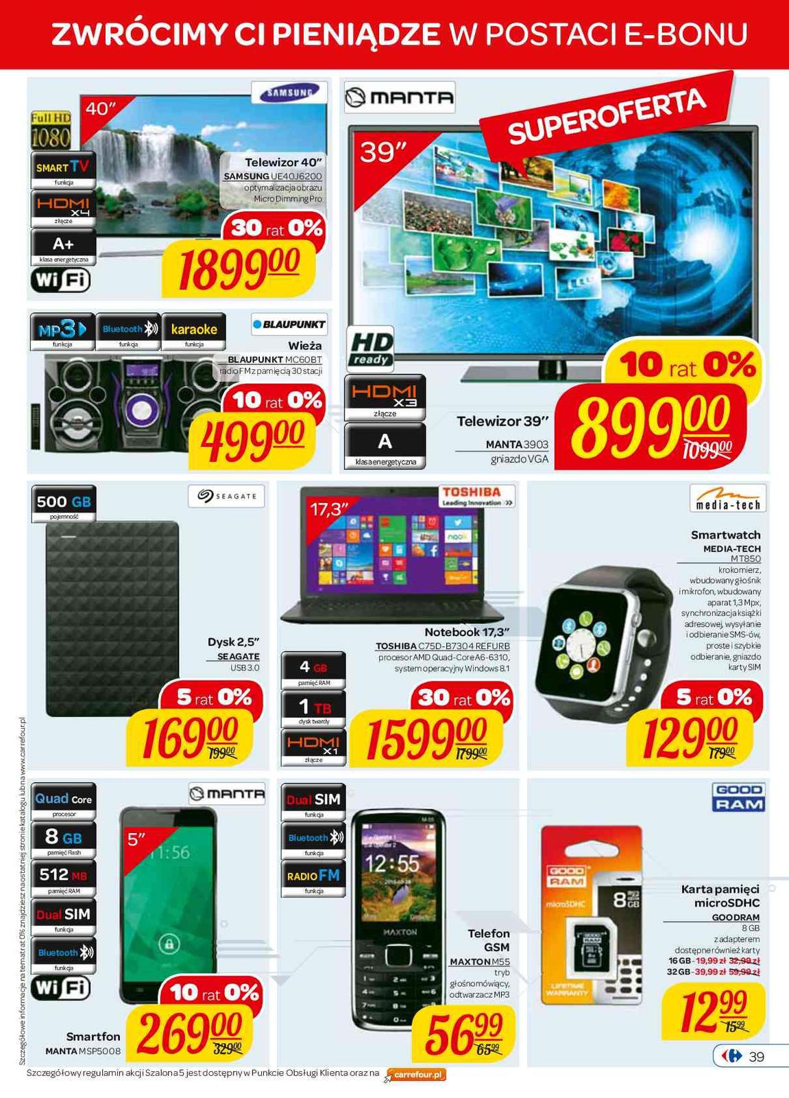 Gazetka promocyjna Carrefour str. 39