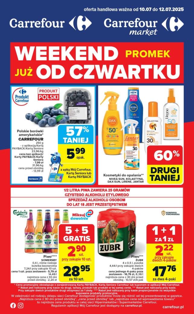 Gazetka promocyjna Carrefour str. 1