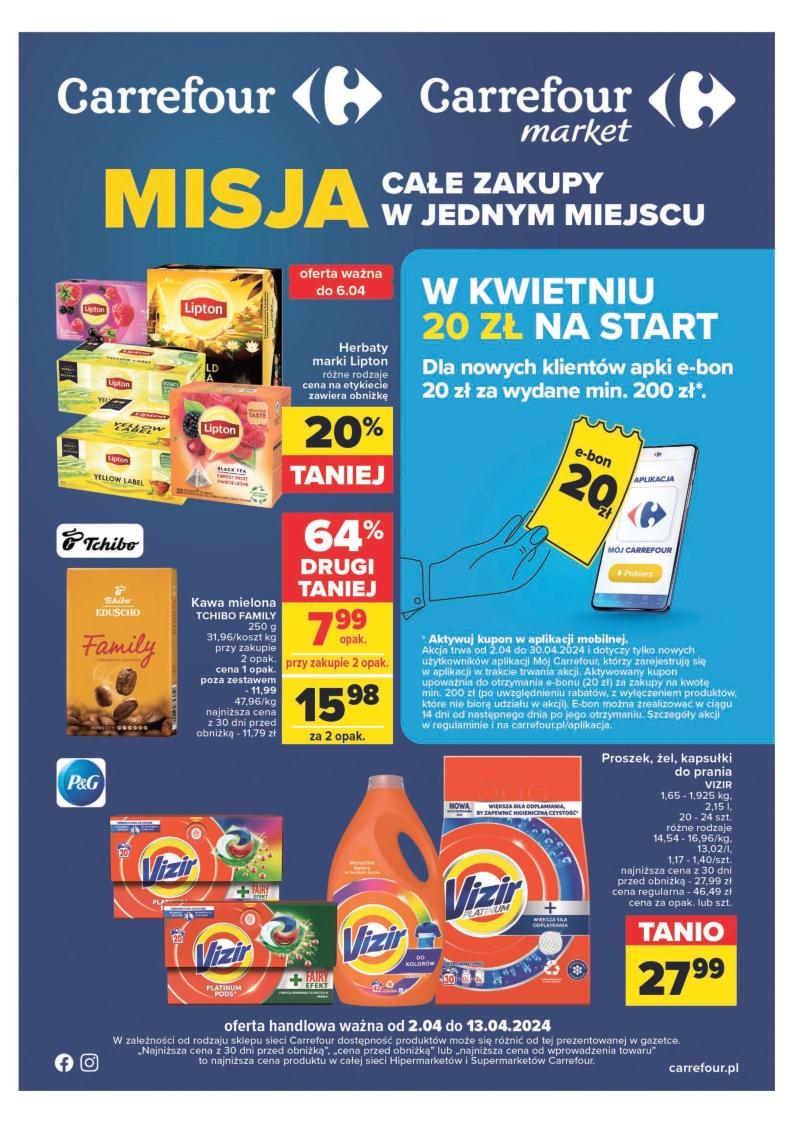 Gazetka promocyjna Carrefour str. 1