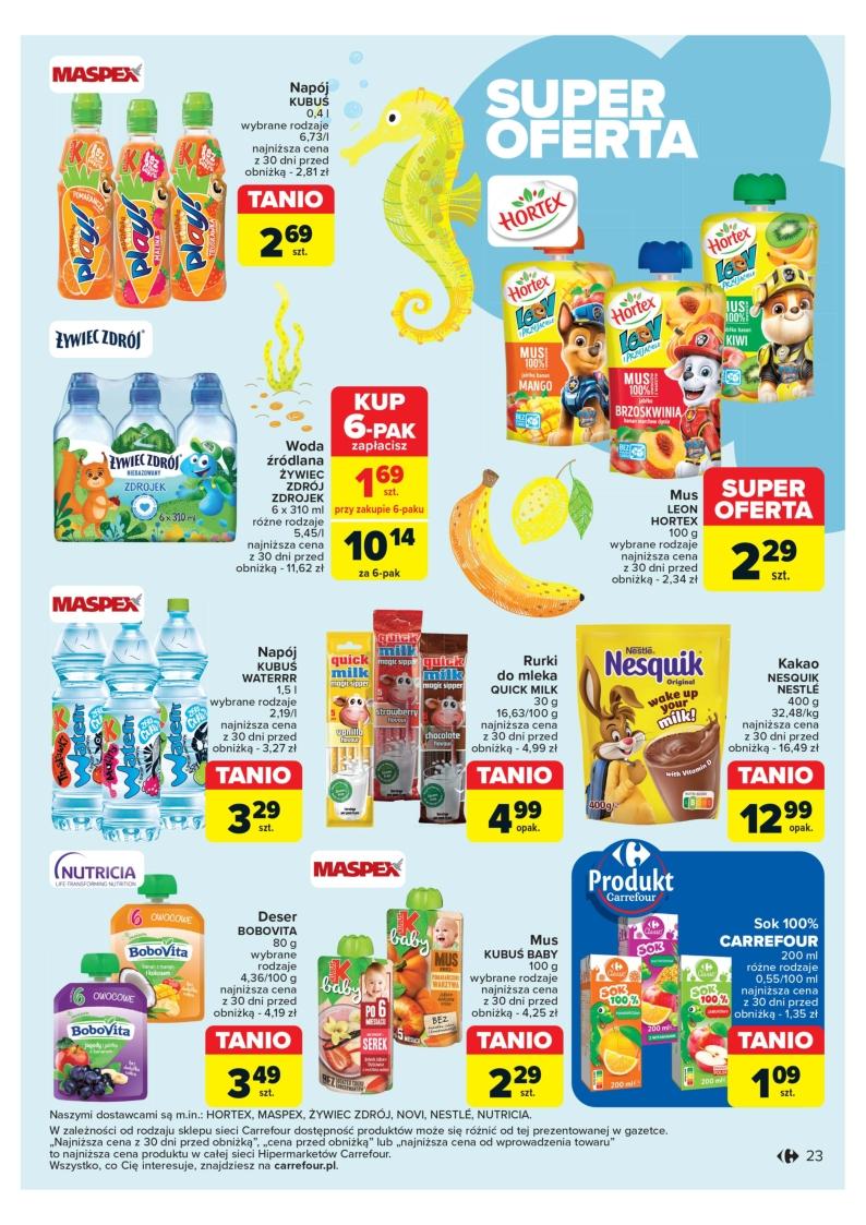 Gazetka promocyjna Carrefour str. 23