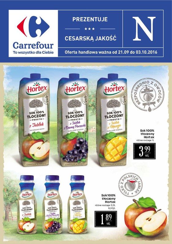 Gazetka promocyjna Carrefour str. 1