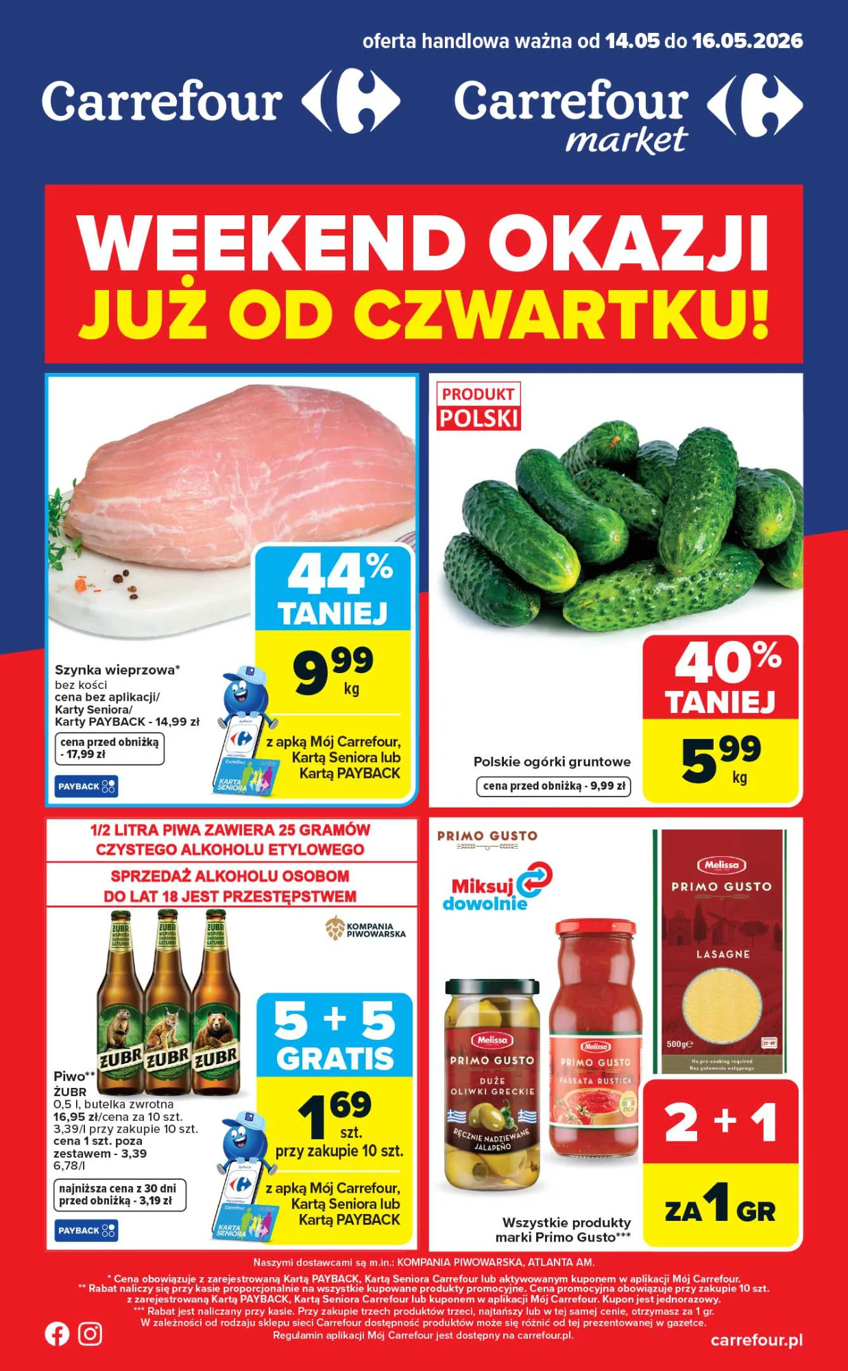 Gazetka promocyjna Carrefour str. 1