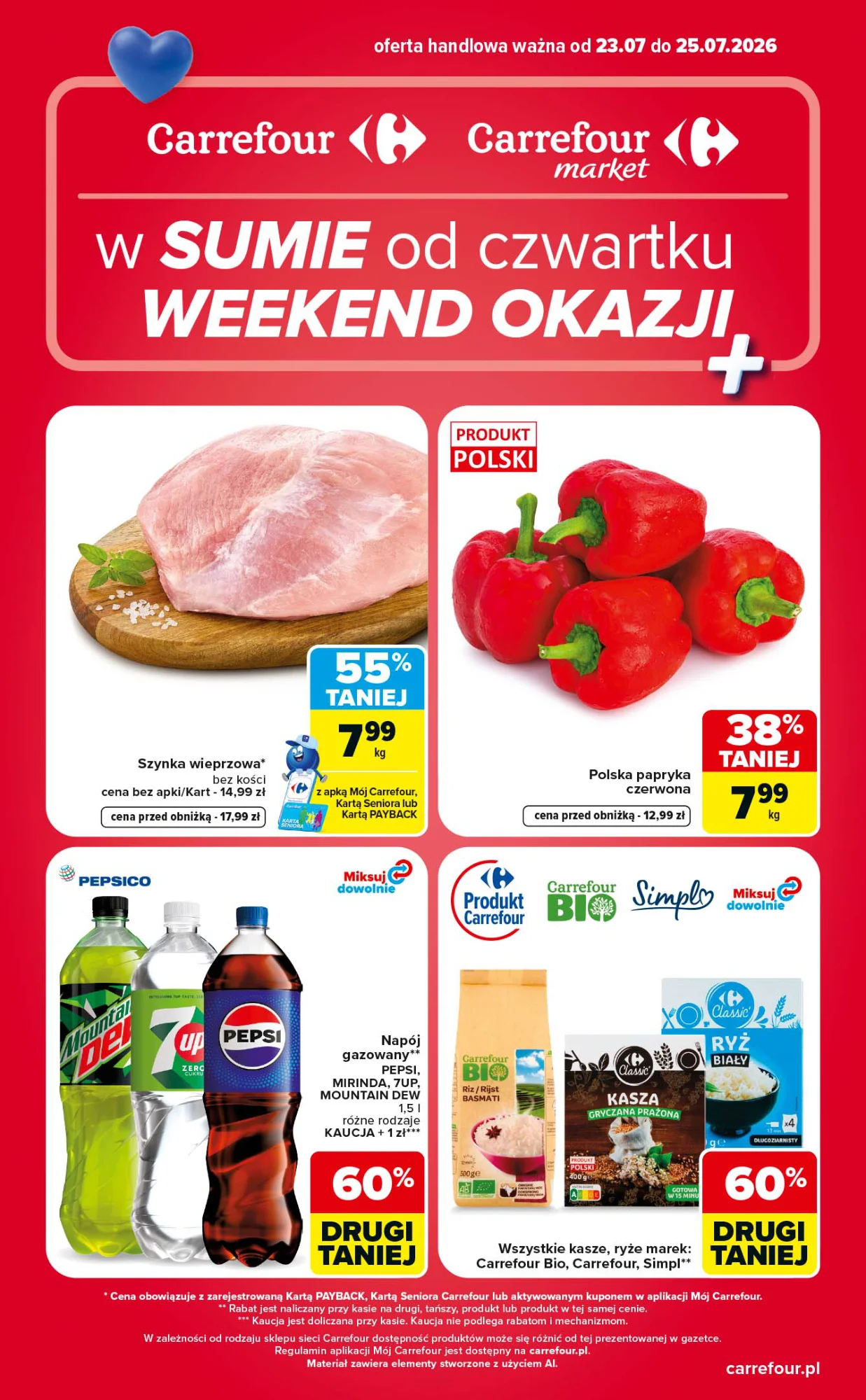 Gazetka promocyjna Carrefour str. 1