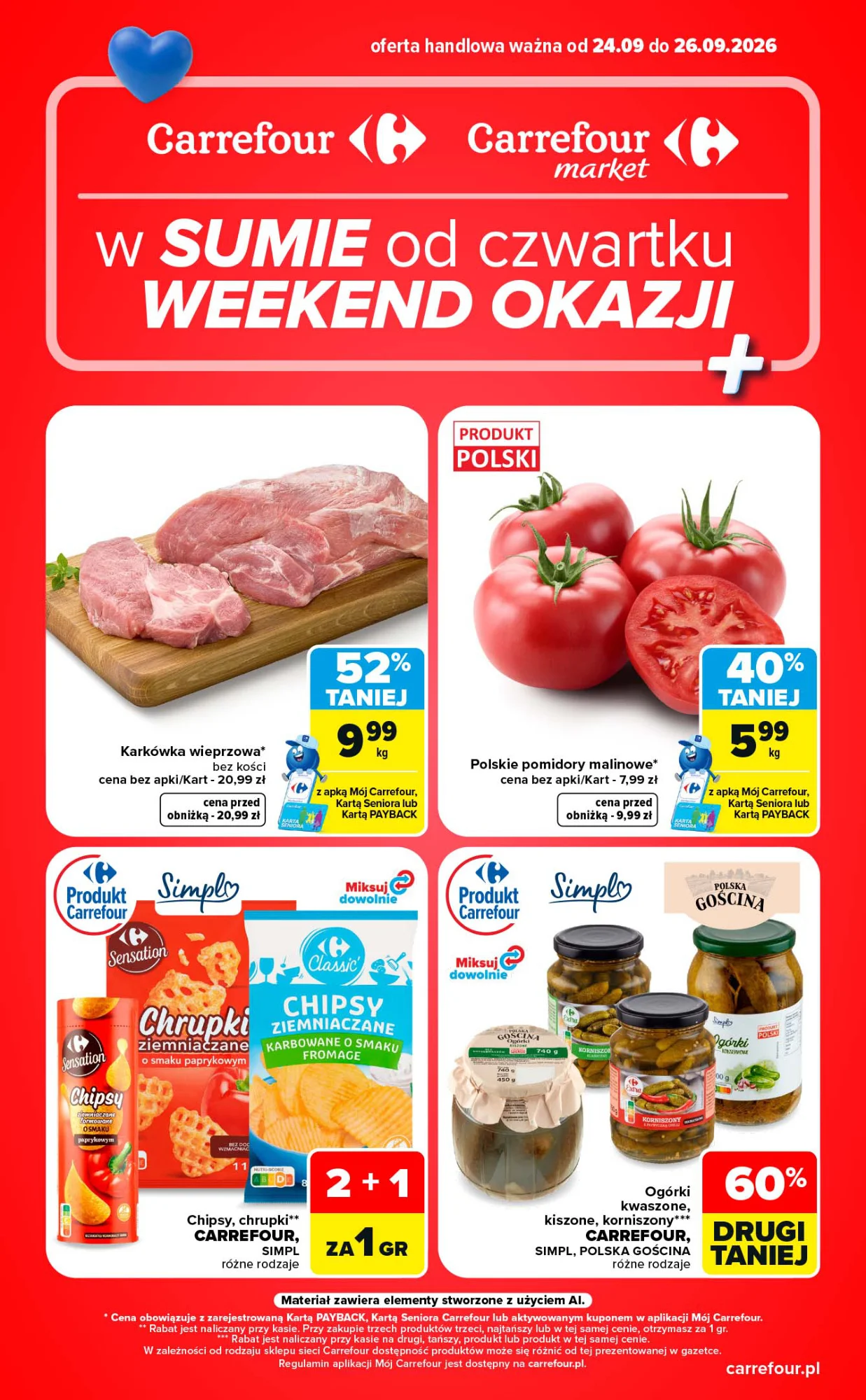 Gazetka promocyjna Carrefour str. 1