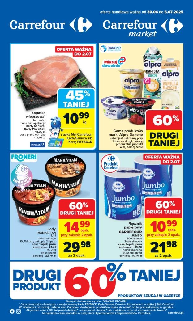 Gazetka promocyjna Carrefour str. 1