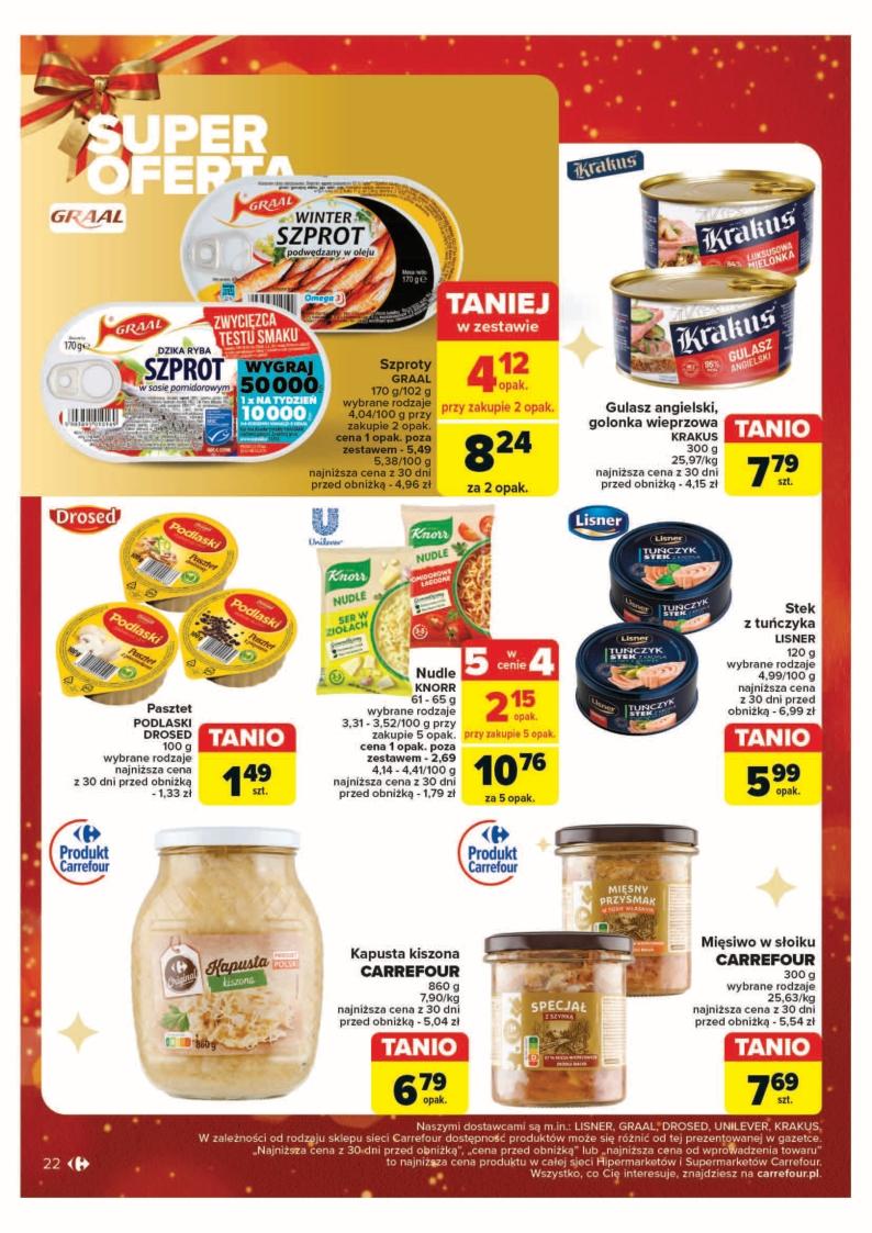 Gazetka promocyjna Carrefour str. 22