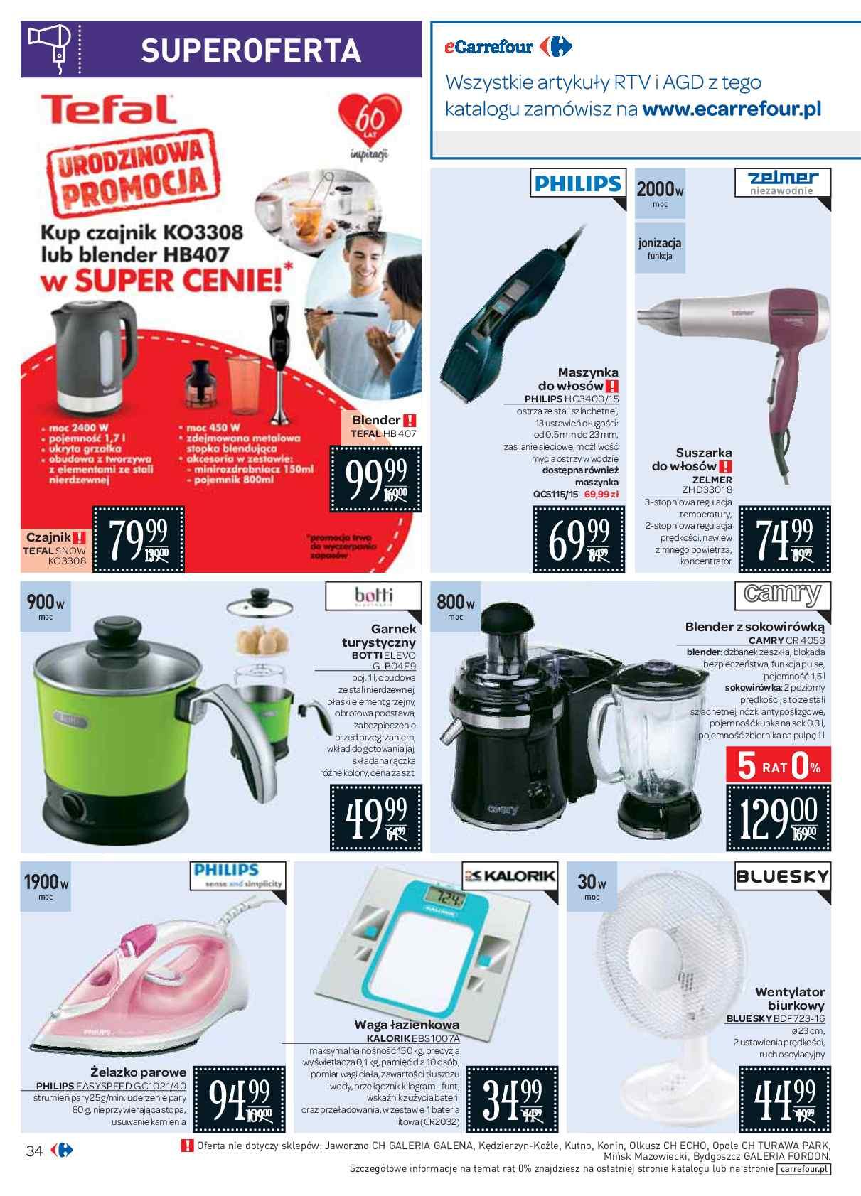 Gazetka promocyjna Carrefour str. 34