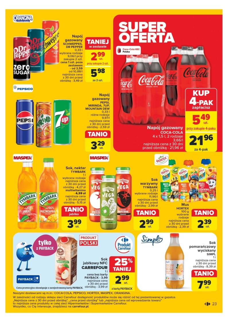 Gazetka promocyjna Carrefour str. 23