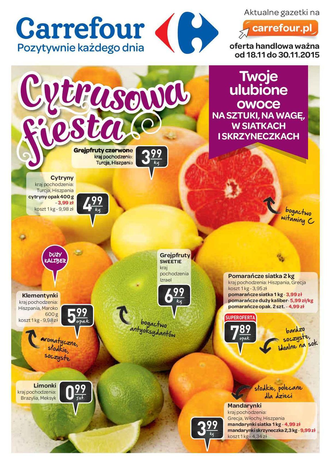 Gazetka promocyjna Carrefour str. 1