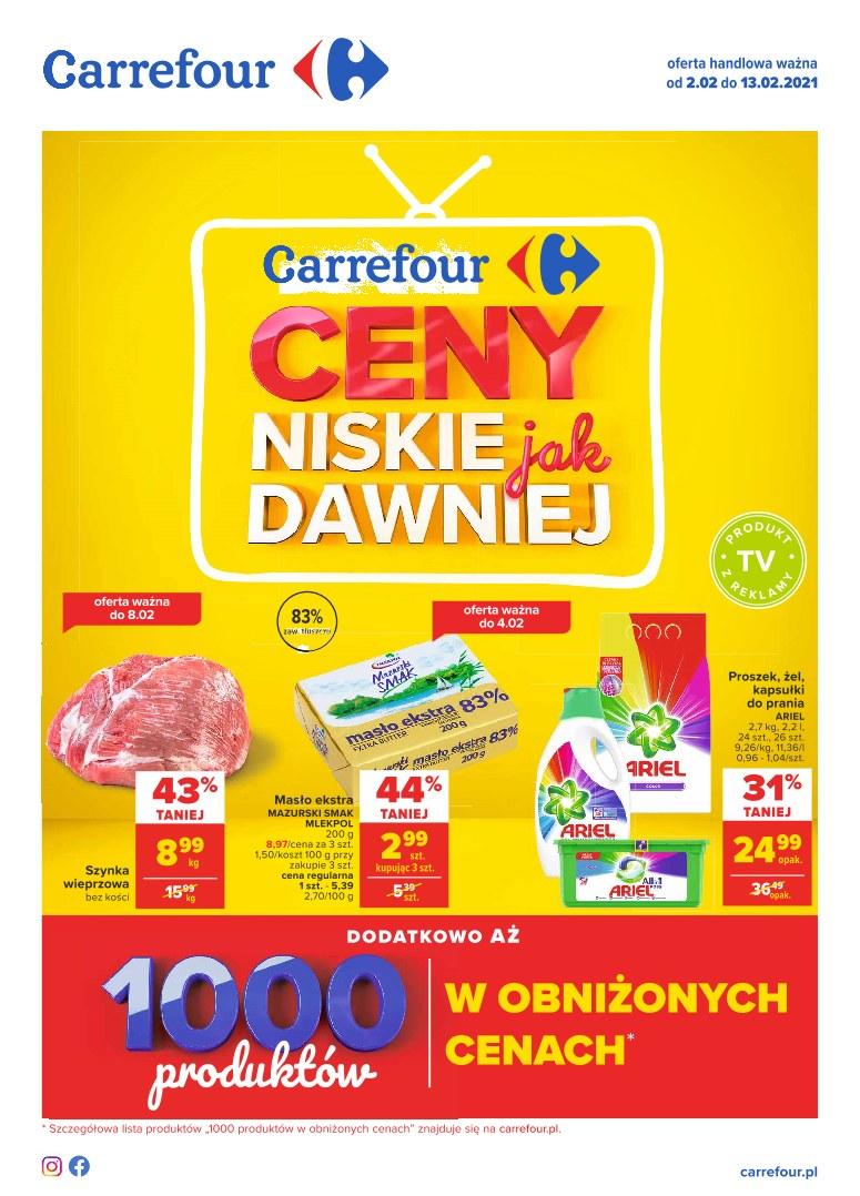 Gazetka promocyjna Carrefour str. 1