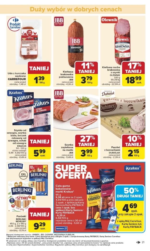 Gazetka promocyjna Carrefour str. 21