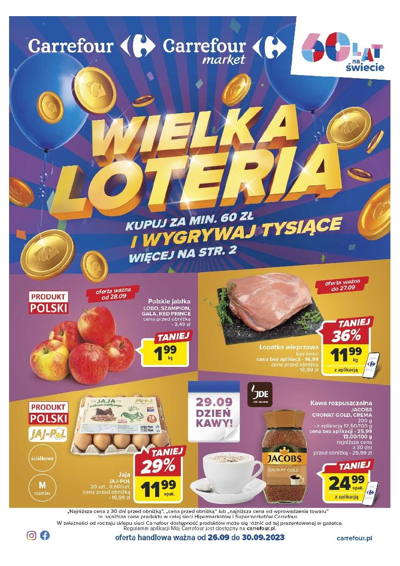 Gazetka promocyjna Carrefour str. 1