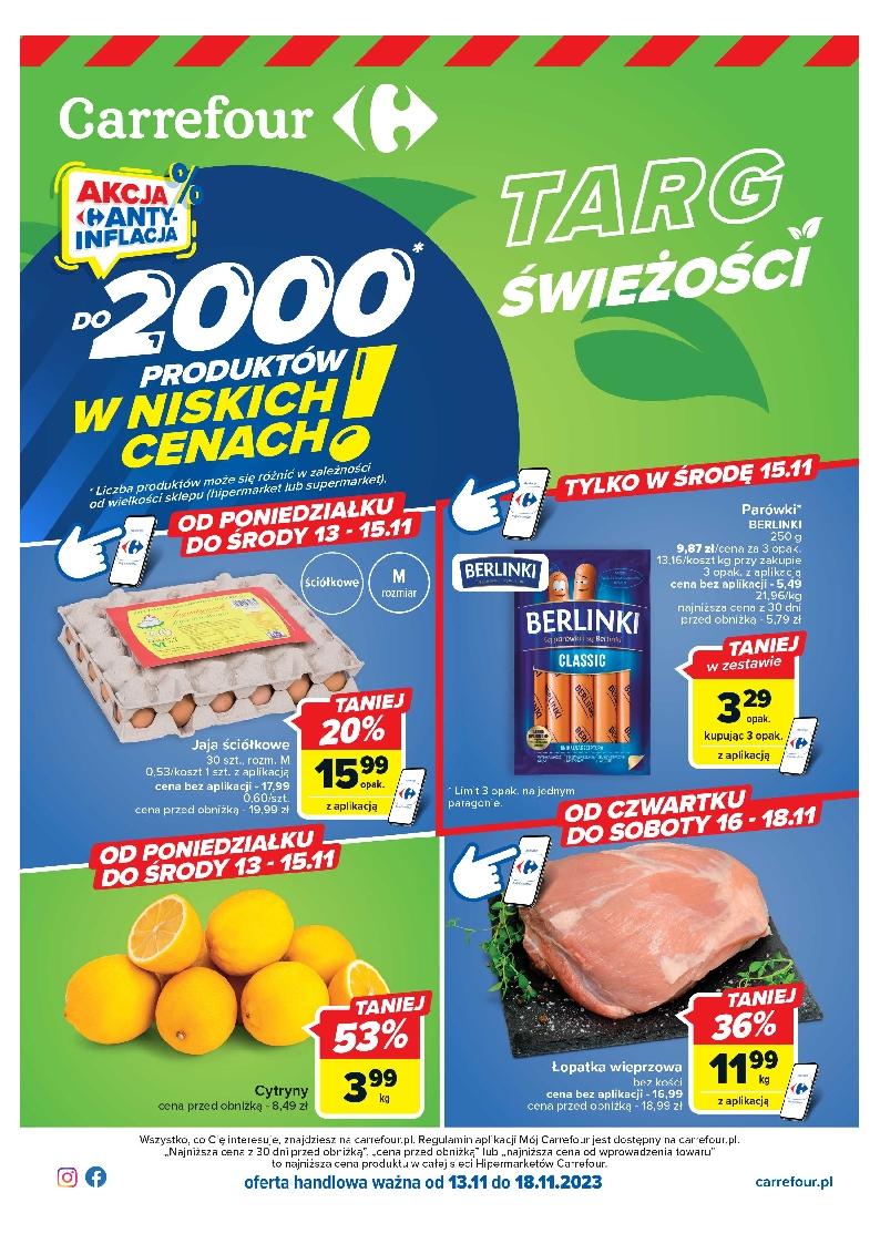 Gazetka promocyjna Carrefour str. 1