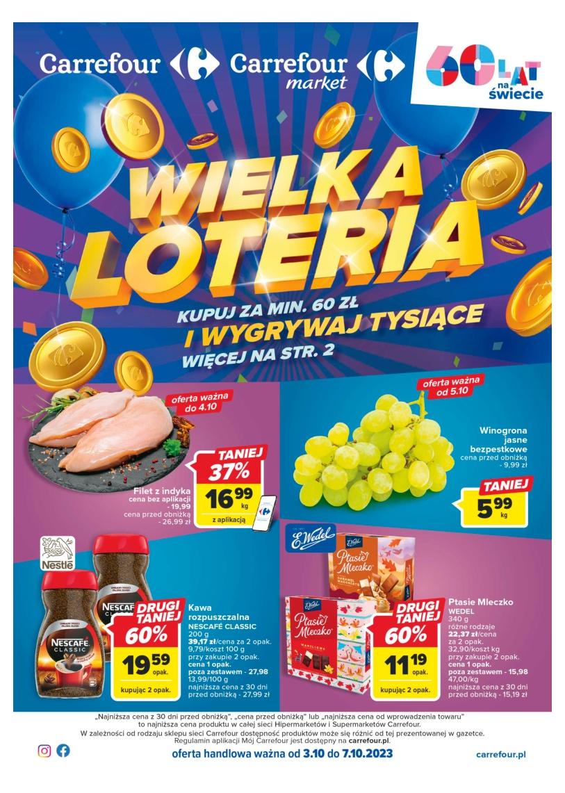 Gazetka promocyjna Carrefour str. 1