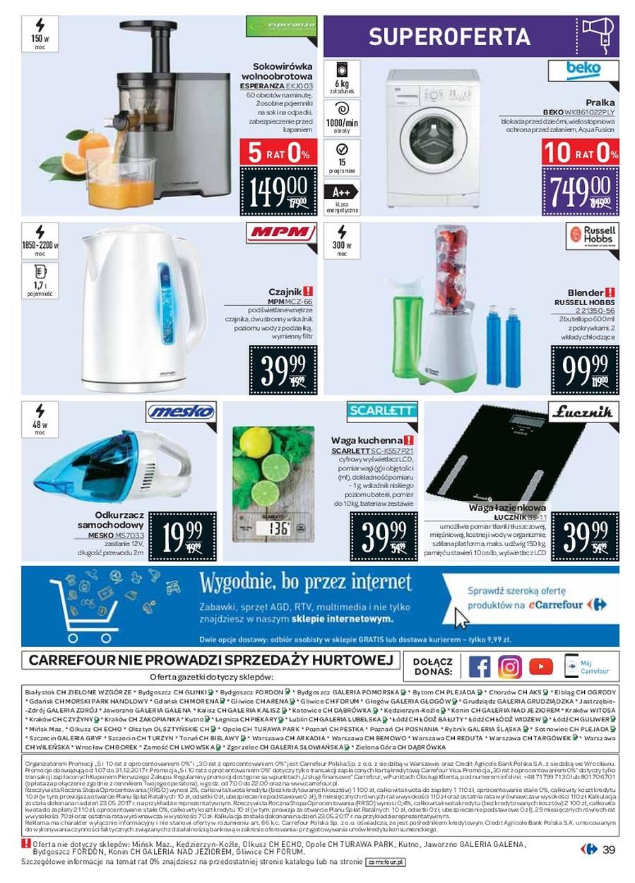 Gazetka promocyjna Carrefour str. 39
